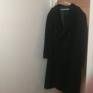 Men's Double Breasted 100% Cashmere Coat/ Designed By Pietro Chiaro